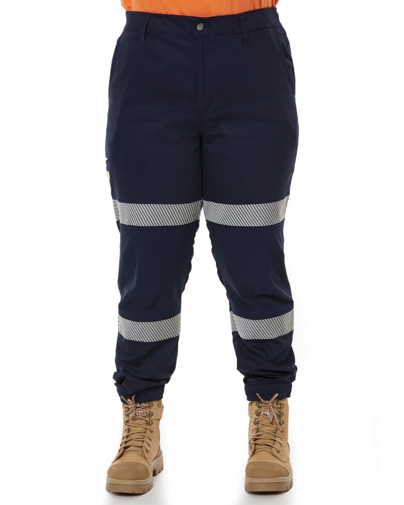 Zadie Workwear The Middy Womens Taped Pant - Navy | Buy Online