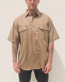 Original Cotton Drill SS Shirt - Khaki