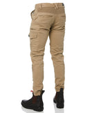 Corrugated Stretch Pant - Khaki