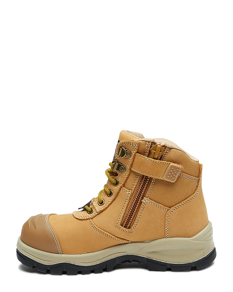 Womens Composite Toe Work Boot - Wheat