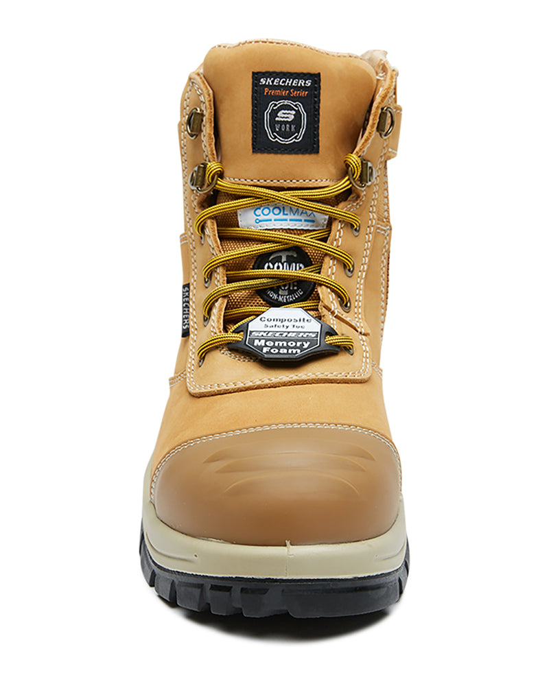 Skechers steel toe yellow hotsell