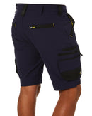 Flex and Move 4-Way Stretch Zip Cargo Short - Navy