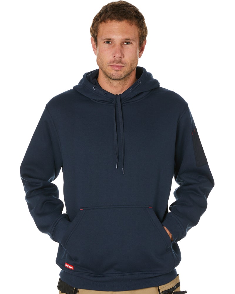 Hard Yakka Brushed Fleece Hoodie Navy Buy Online