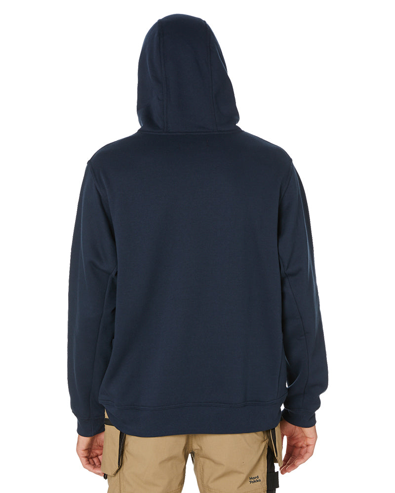 Brushed Fleece Hoodie - Navy