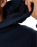 Brushed Fleece Hoodie - Navy