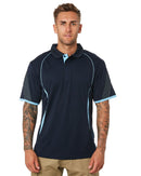 Tradies Razor Polo Value Pack - Navy/Sky