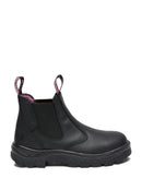 Ladies Hobart Elastic Sided Boot - Black