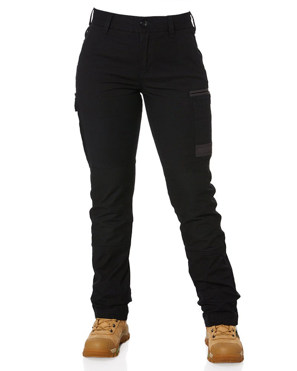 WP-3W Ladies Stretch Work Pants - Black