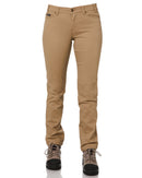 Ladies Cotton Stretch Jeans - Wheat