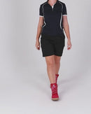 Ladies Staple Cargo Shorts - Black