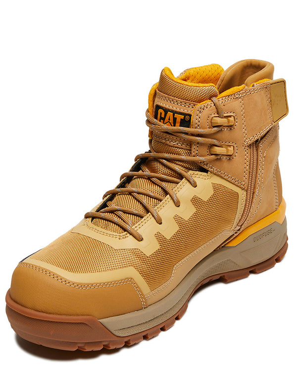 Propulsion Zip Side Safety Boot - Honey