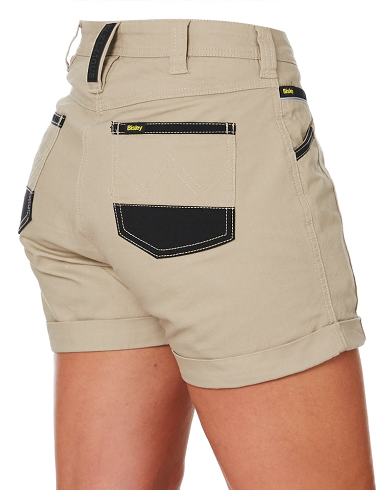 Womens Flex and Move Short Short - Stone