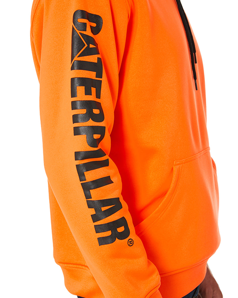 Reversible Banner Hoodie - Orange