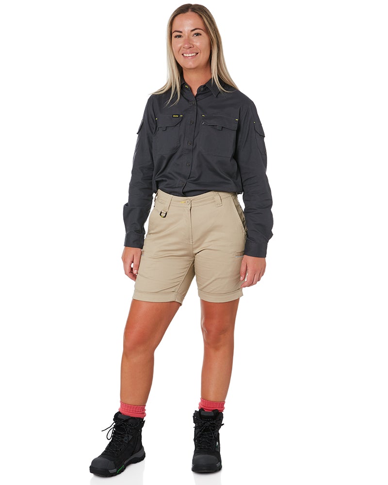 Bisley Women's Stretch Cotton Short – Workin' Gear