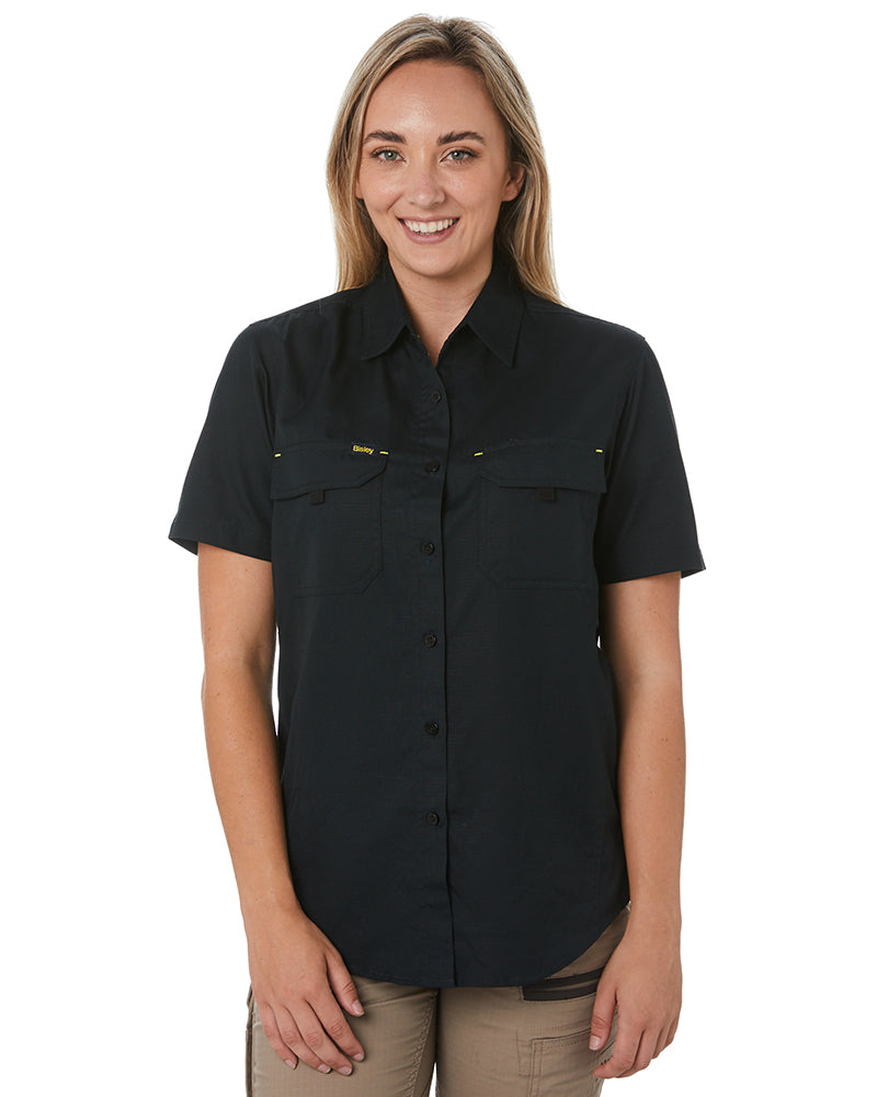 Womens X Airflow Ripstop SS Shirt - Black