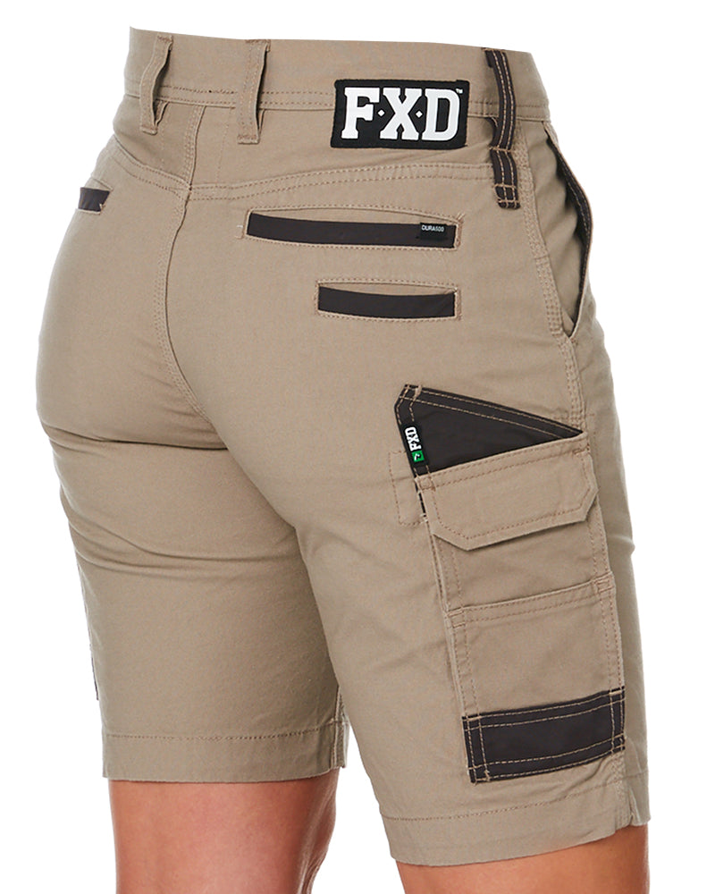 WS-3W Ladies Stretch Work Shorts - Khaki