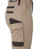 WS-3W Ladies Stretch Work Shorts - Khaki