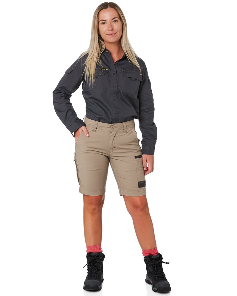 FXD WS-3W Ladies Stretch Work Shorts Khaki Buy Online