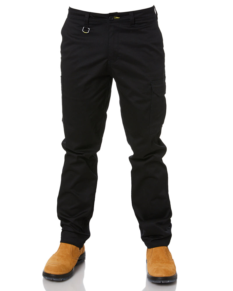 Bisley Stretch Cotton Drill Cargo Pants - Black | Buy Online