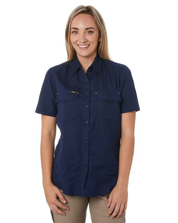 Womens X Airflow Ripstop SS Shirt - Navy