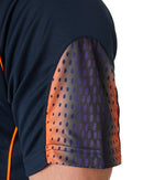 Galaxy Sublimated Polo - Navy/Orange