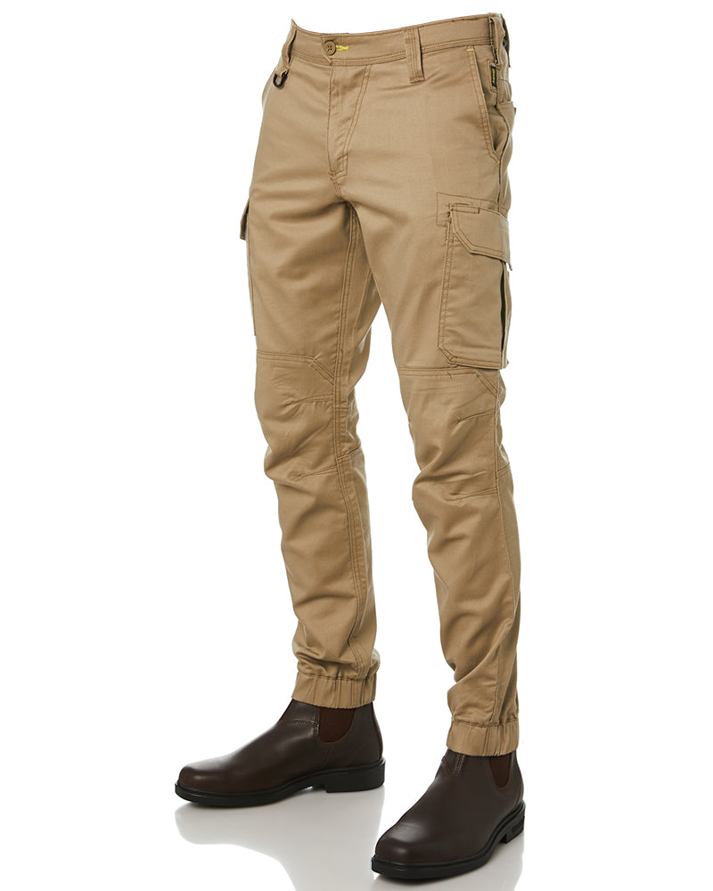 Bisley Ripstop Cuffed Cargo Pant - Khaki | Buy Online