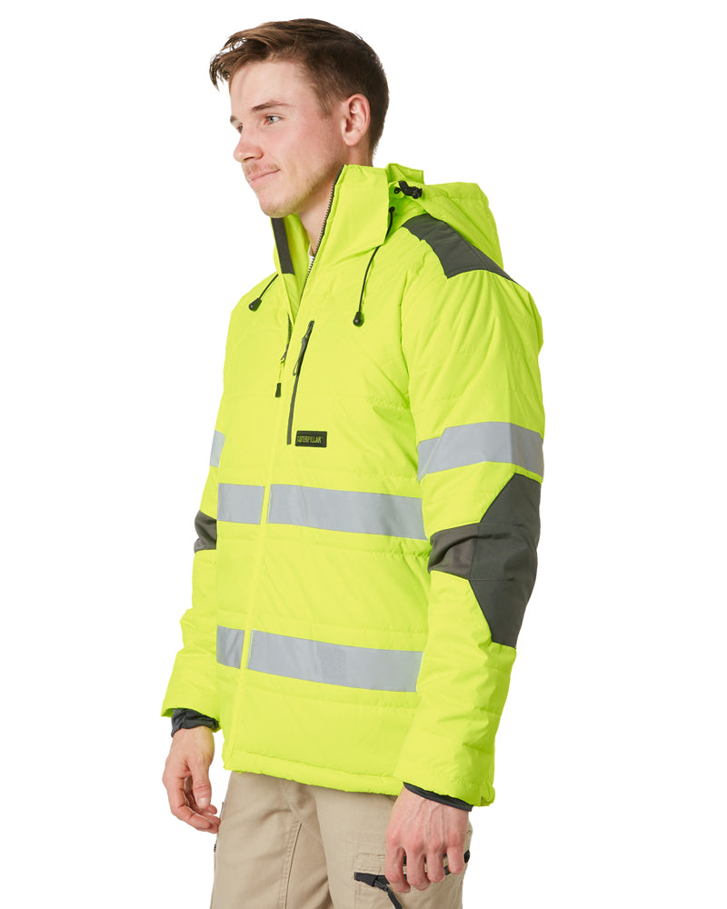 Hi Vis Triton Taped Insulated Jacket - Yellow