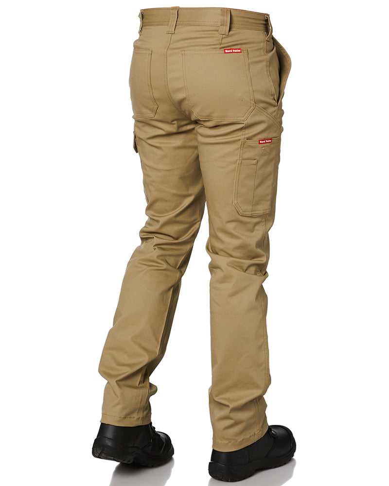 Basic Stretch Cargo Pant - Khaki
