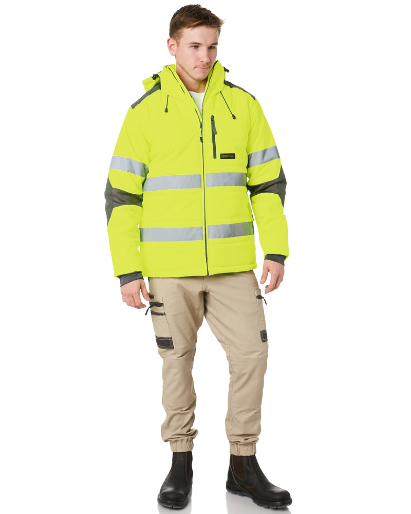 Hi Vis Triton Taped Insulated Jacket - Yellow