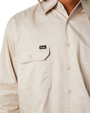 Cool Lightweight Drill Shirt LS - Sand