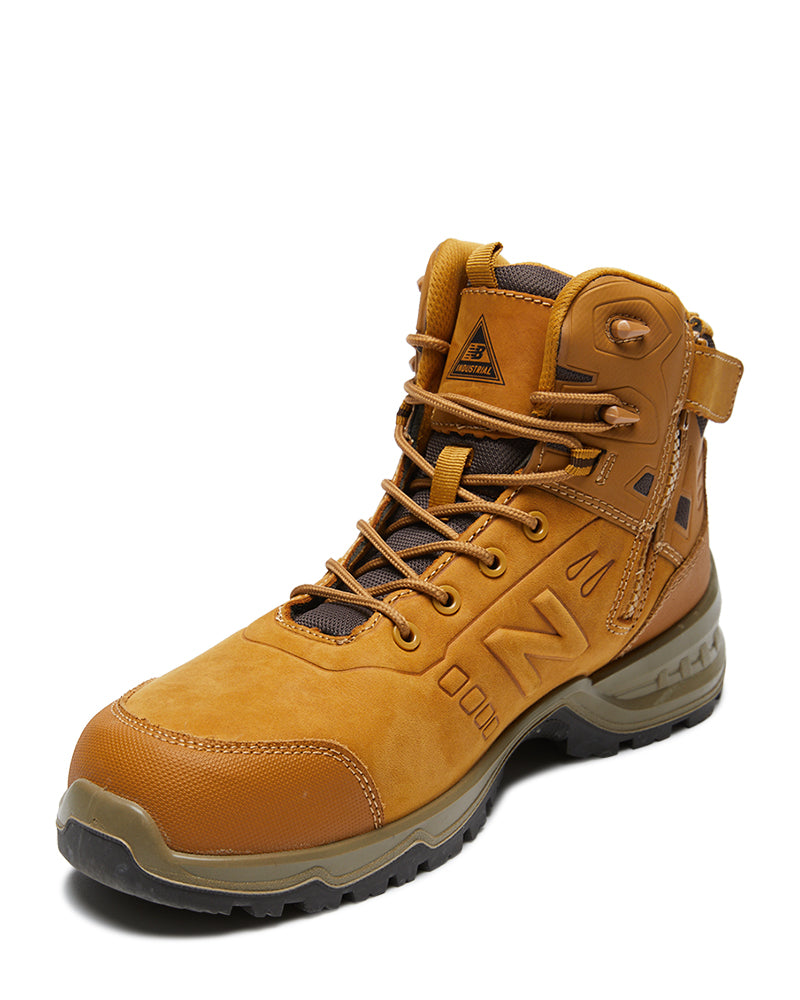Contour Safety Zip Side Safety Boot 4E - Wheat