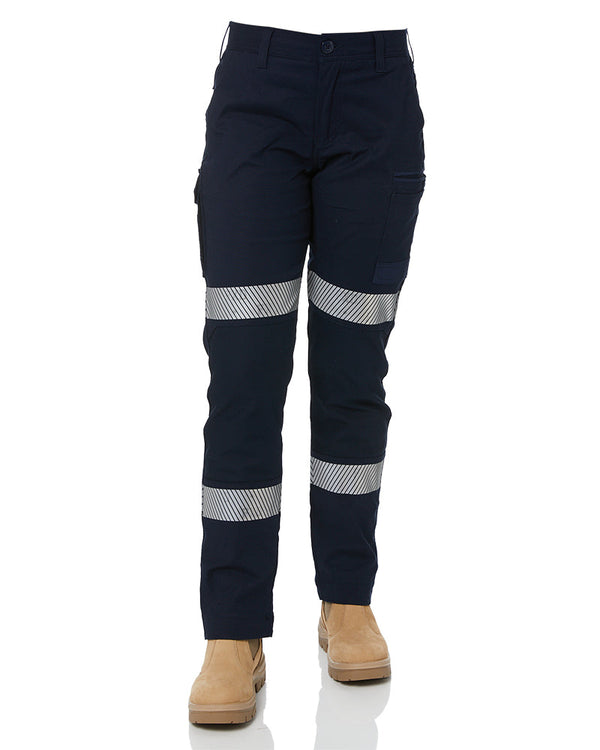 WP-3WT Ladies Taped Stretch Pants - Navy