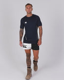 Cotton Harlequin Short - Black/White