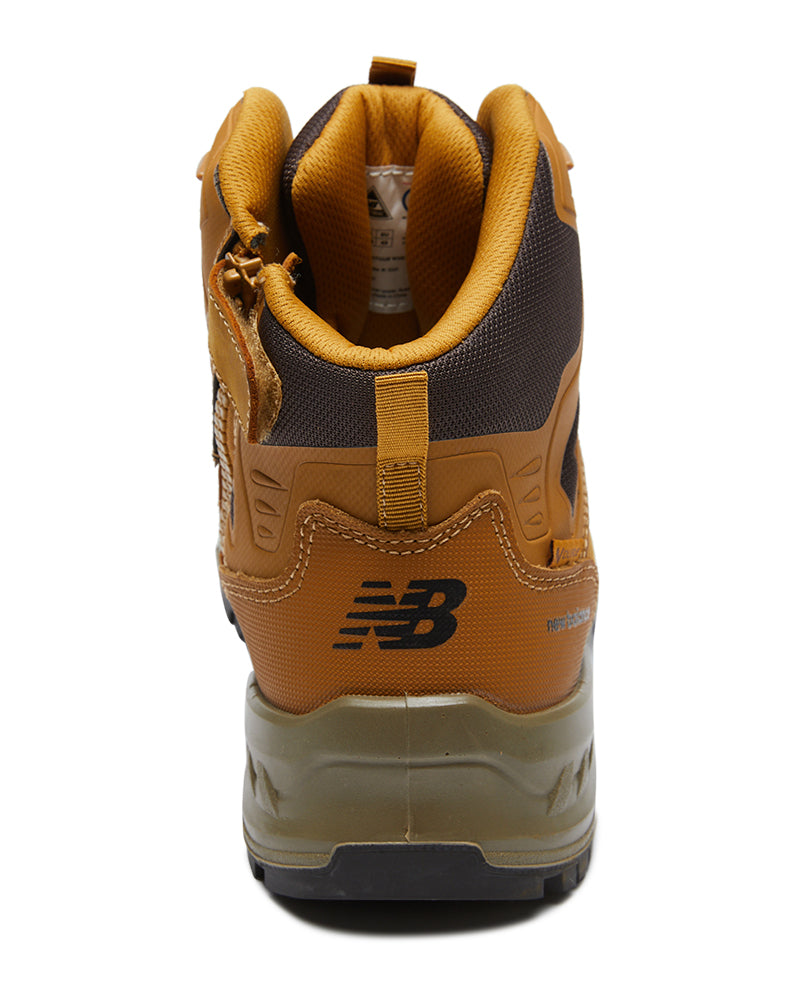 Contour Safety Zip Side Safety Boot 4E - Wheat