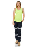 WP-3WT Ladies Taped Stretch Pants - Navy