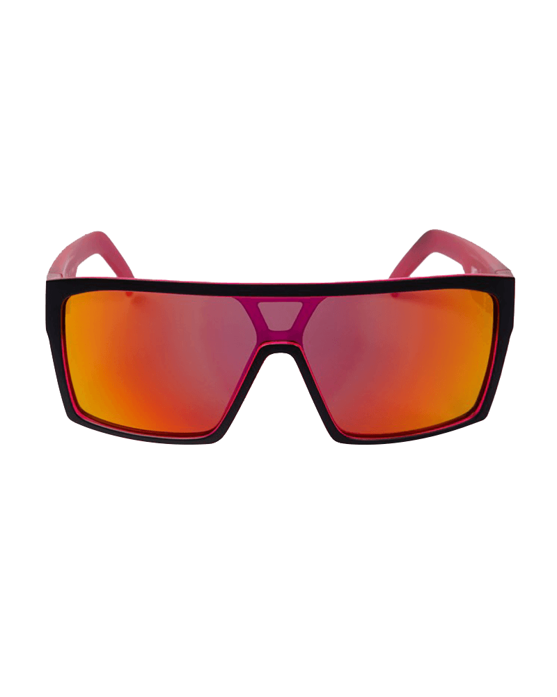 Command Polarised Sunglasses - Matte Black/Neon Pink