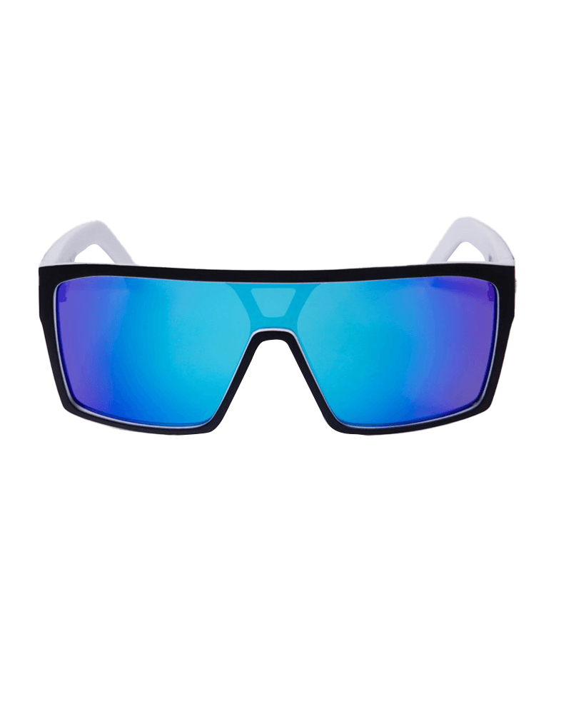 Command Polarised Sunglasses - Matte Black/White