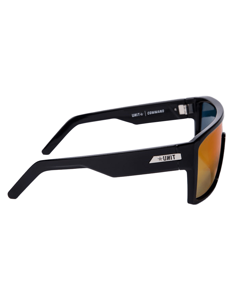 Command Polarised Sunglasses - Black/Pur Ora