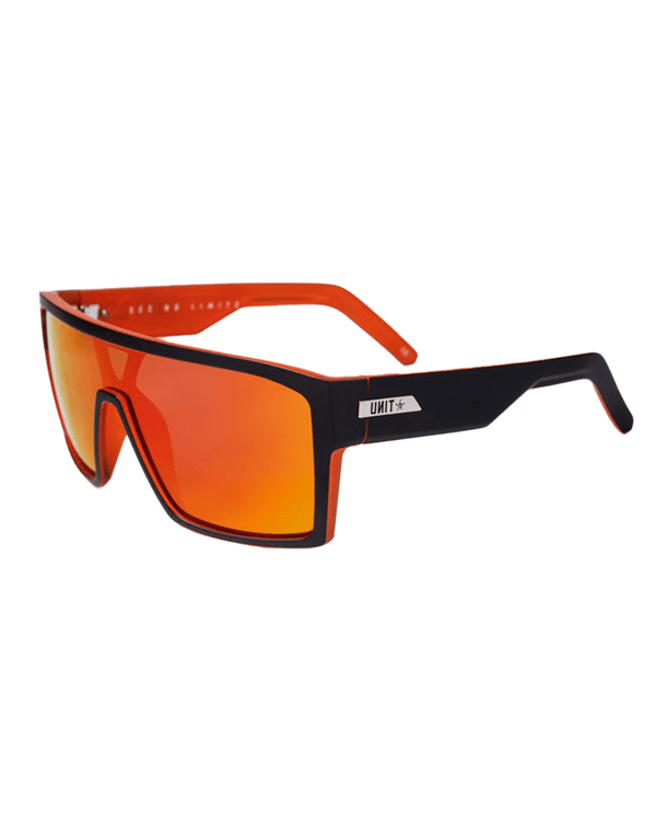 Command Polarised Sunglasses - Matte Black/Orange