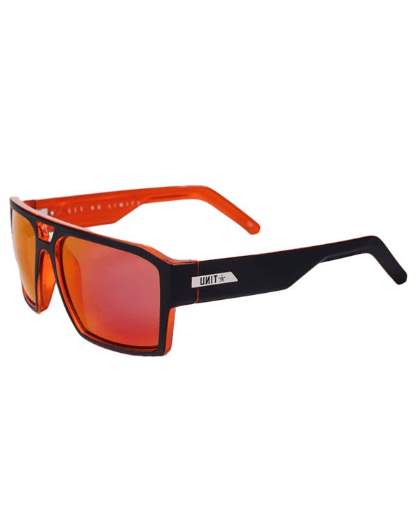 Vault Polarised Sunglasses - Matte Black/Orange