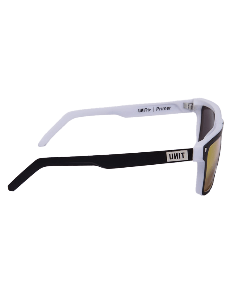 Primer Polarised Sunglasses - Matte Black/White