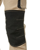 Flex and Move Stretch Utility Zip Cargo Pant - Stone