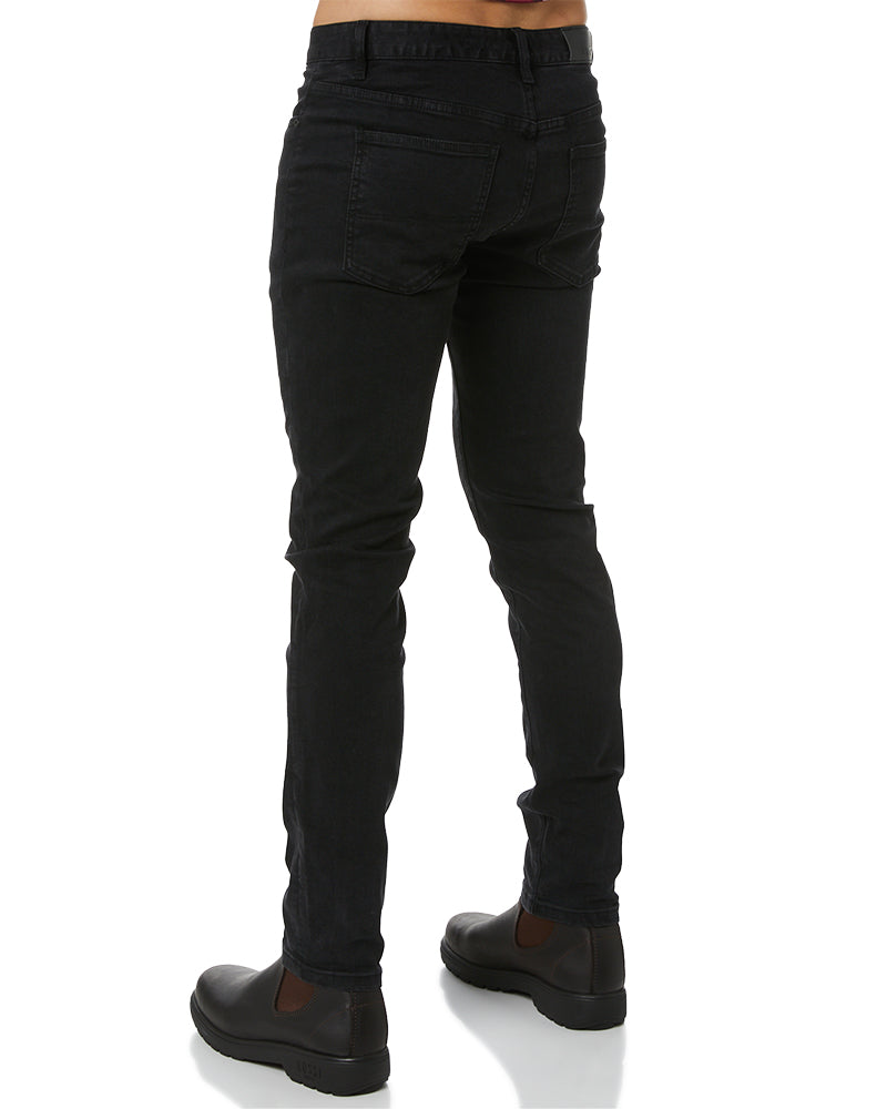 Elite Slim Fit Stretch Jeans - Black