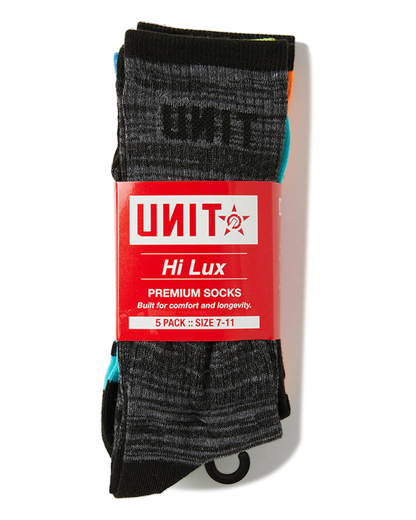 High Socks (5 Pack) - Multi