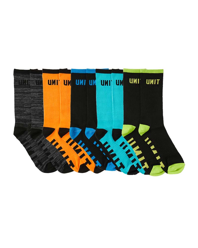 High Socks (5 Pack) - Multi