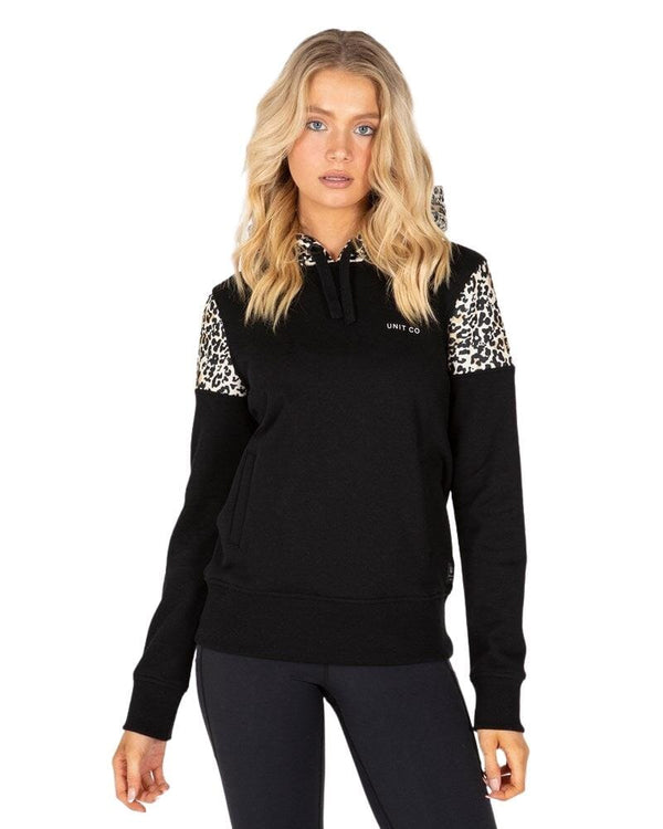 Rebel Ladies Fleece Hoodie - Black