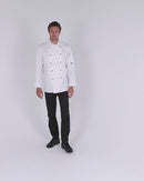 Somerset Chefs LS Jacket - White