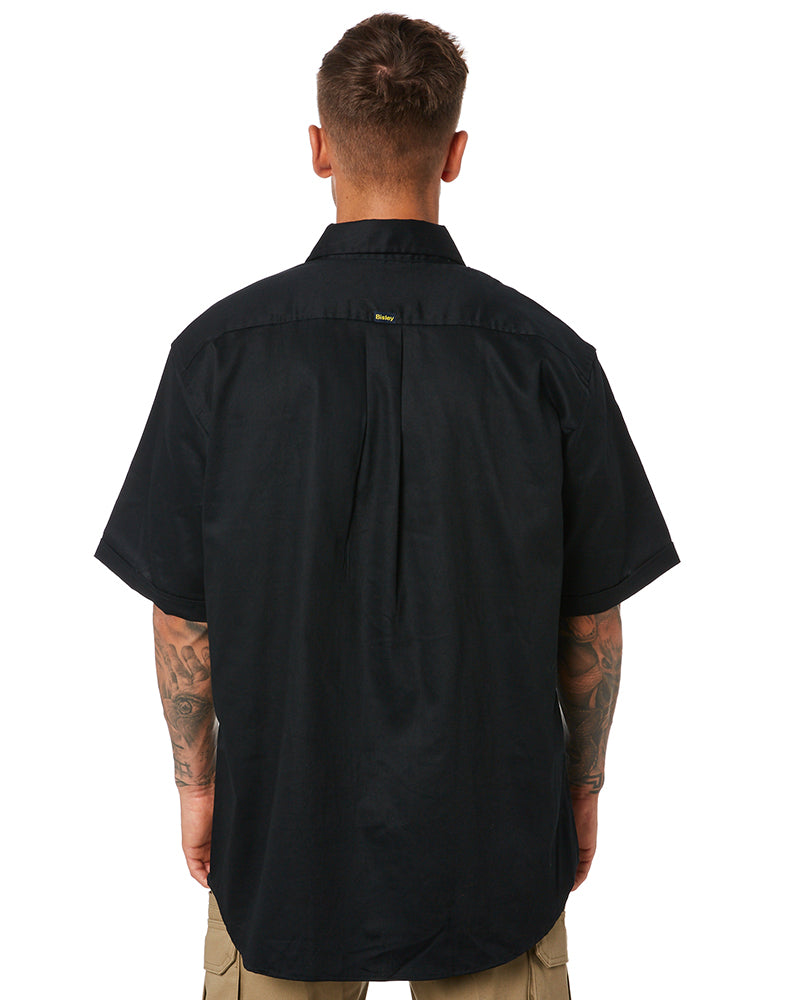 Original Cotton Drill SS Shirt - Black