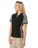 Ladies Nitro Polo - Black/Grey/White
