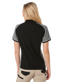 Ladies Nitro Polo - Black/Grey/White